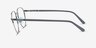 ARNETTE Huancas Matte Silver MetalEyeglass Frames from EyeBuyDirect, Side View
