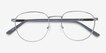 ARNETTE Huancas Matte Silver MetalEyeglass Frames from EyeBuyDirect, Closed View