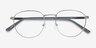 ARNETTE Huancas Matte Silver MetalEyeglass Frames from EyeBuyDirect, Closed View