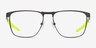 Oakley Flip Kick Gunmetal MetalEyeglass Frames from EyeBuyDirect, Front View