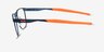 Oakley Flip Kick Navy MetalEyeglass Frames from EyeBuyDirect, Side View
