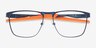 Oakley Flip Kick Navy MetalEyeglass Frames from EyeBuyDirect, Closed View