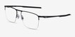 Oakley Voon Black MetalEyeglass Frames from EyeBuyDirect, Angle View