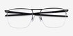 Oakley Voon Black MetalEyeglass Frames from EyeBuyDirect, Closed View