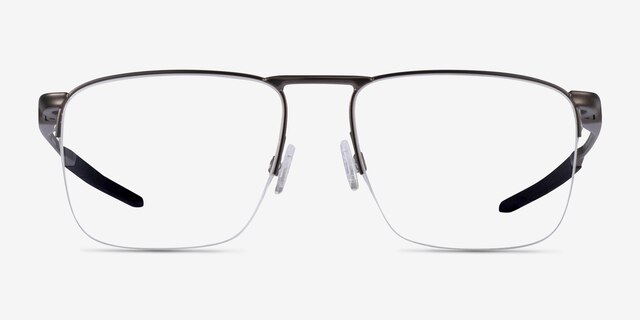 Oakley Voon Gunmetal MetalEyeglass Frames from EyeBuyDirect, Front View