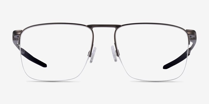 Oakley Voon Gunmetal Metal Eyeglass Frames from EyeBuyDirect