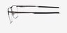 Oakley Voon Gunmetal MetalEyeglass Frames from EyeBuyDirect, Side View