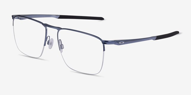 Oakley Voon Blue MetalEyeglass Frames from EyeBuyDirect, Angle View
