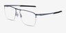 Oakley Voon Blue MetalEyeglass Frames from EyeBuyDirect, Angle View