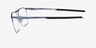 Oakley Voon Blue MetalEyeglass Frames from EyeBuyDirect, Side View