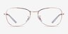 Ray-Ban RB3733V Rose Gold MetalEyeglass Frames from EyeBuyDirect, Front View