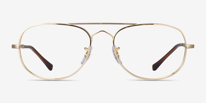 Ray-Ban RB3735V Bain Bridge Doré Métal Montures de lunettes de vue d'EyeBuyDirect