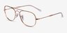 Ray-Ban RB3735V Bain Bridge Rose Gold MetalEyeglass Frames from EyeBuyDirect, Angle View