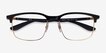 Ray-Ban RB6518 Liteforce Black Gold MetalEyeglass Frames from EyeBuyDirect, Closed View