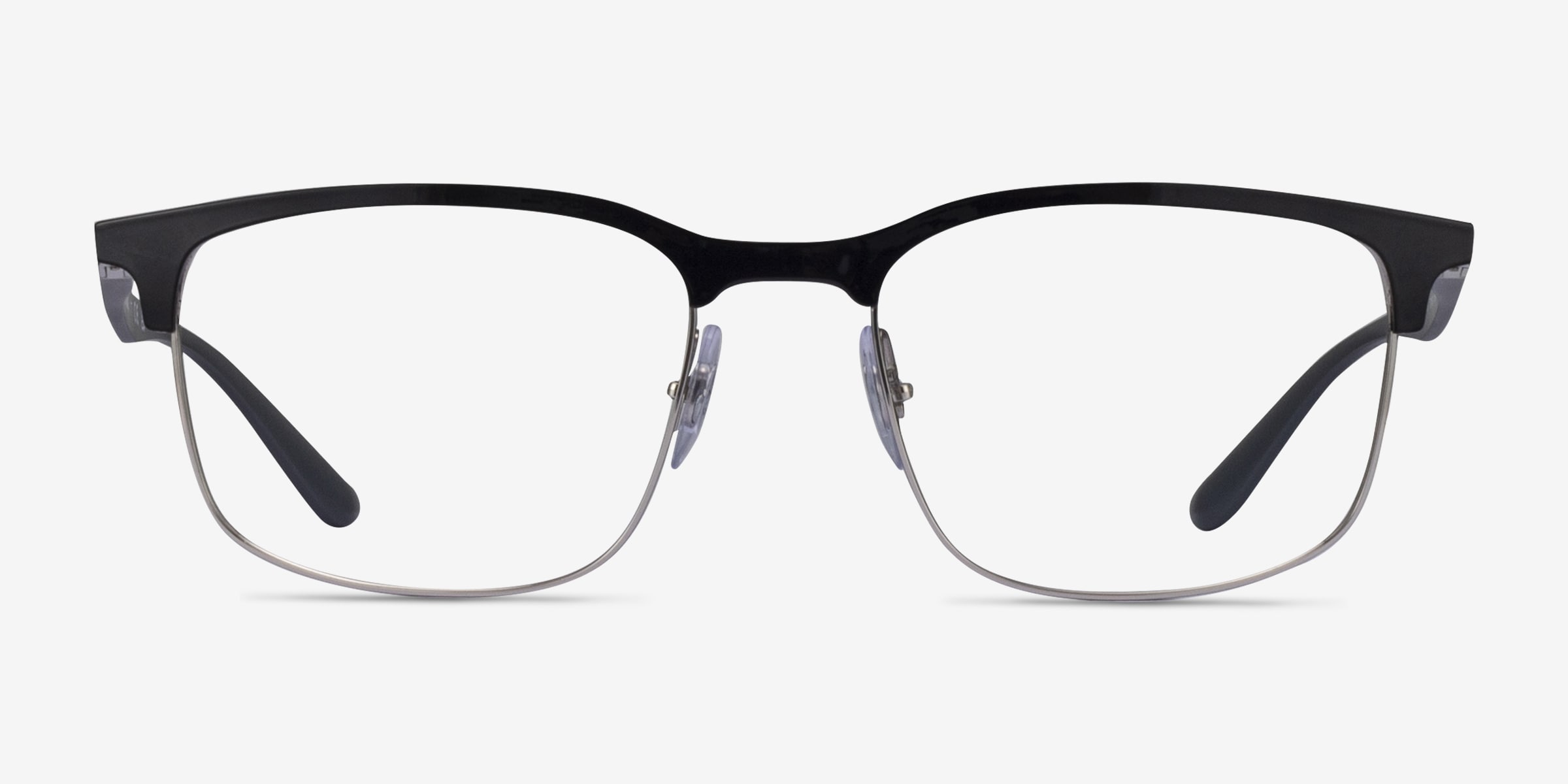 【レイラ】 Ray-Ban RB6518 Liteforce - Square Black Gold Frame Eyeglasses