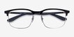 Ray-Ban RB6518 Liteforce Black Silver MetalEyeglass Frames from EyeBuyDirect, Closed View
