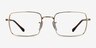 Ray-Ban RB6520 Gold MetalEyeglass Frames from EyeBuyDirect, Front View