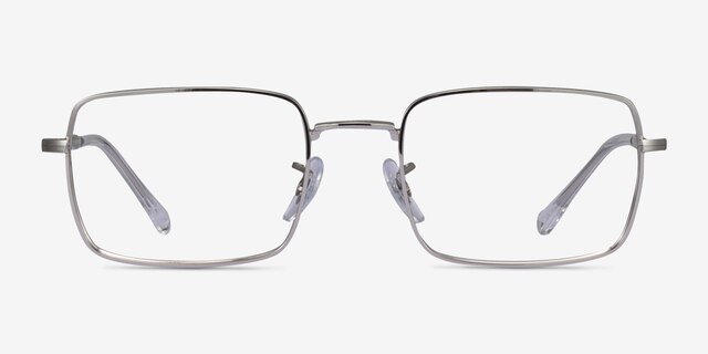 Ray-Ban RB6520 Silver MetalEyeglass Frames from EyeBuyDirect, Front View