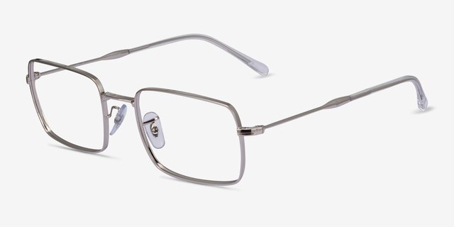 Ray-Ban RB6520 Silver MetalEyeglass Frames from EyeBuyDirect, Angle View