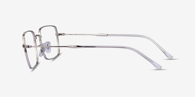 Ray-Ban RB6520 Silver MetalEyeglass Frames from EyeBuyDirect, Side View