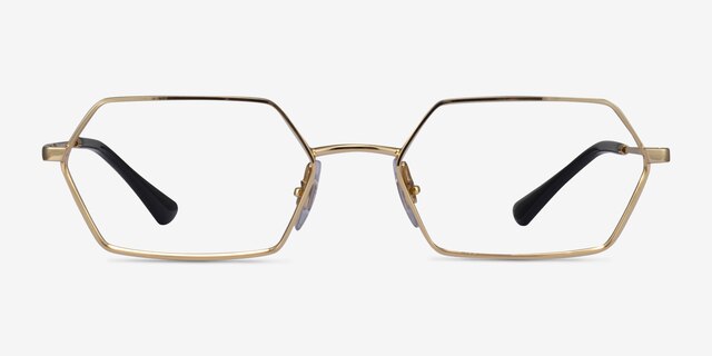 Ray-Ban RB6528 Yevi Gold MetalEyeglass Frames from EyeBuyDirect, Front View