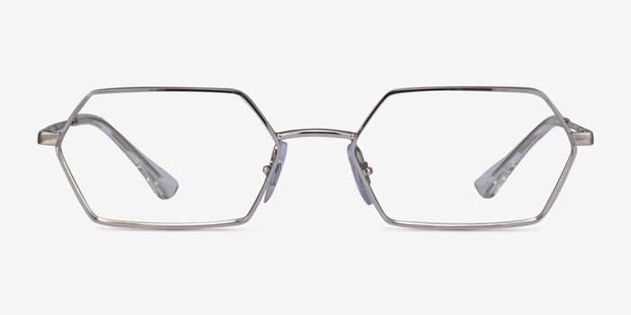 Ray-Ban RB6528 Yevi Silver Metal Eyeglass Frames from EyeBuyDirect