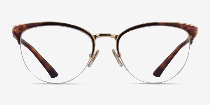 Vogue Eyewear VO4304 Tortoise Gold Metal Eyeglass Frames from EyeBuyDirect