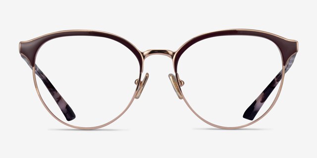 Vogue Eyewear VO4305 Purple Rose Gold MetalEyeglass Frames from EyeBuyDirect, Front View