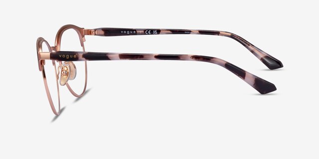 Vogue Eyewear VO4305 Purple Rose Gold MetalEyeglass Frames from EyeBuyDirect, Side View