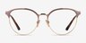 Vogue Eyewear VO4305 Purple Gold MetalEyeglass Frames from EyeBuyDirect, Front View