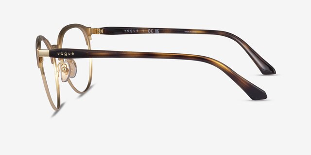 Vogue Eyewear VO4305 Purple Gold MetalEyeglass Frames from EyeBuyDirect, Side View