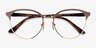 Vogue Eyewear VO4305 Purple Gold MetalEyeglass Frames from EyeBuyDirect, Closed View