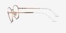 Vogue Eyewear VO4306 Rose Gold White MetalEyeglass Frames from EyeBuyDirect, Side View