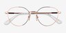 Vogue Eyewear VO4306 Rose Gold White MetalEyeglass Frames from EyeBuyDirect, Closed View