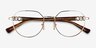 Vogue Eyewear VO4311B Pale Gold MetalEyeglass Frames from EyeBuyDirect, Closed View