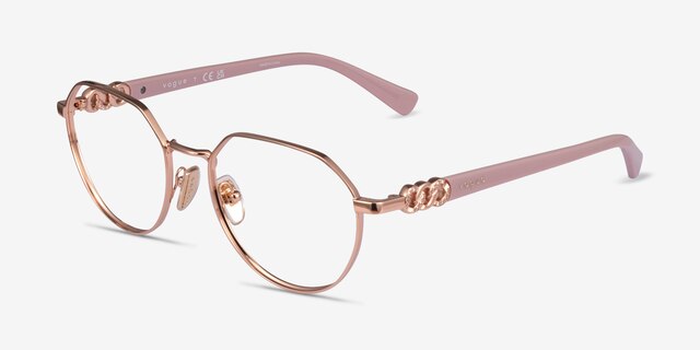Vogue Eyewear VO4311B Rose Gold MetalEyeglass Frames from EyeBuyDirect, Angle View
