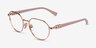 Vogue Eyewear VO4311B Rose Gold MetalEyeglass Frames from EyeBuyDirect, Angle View