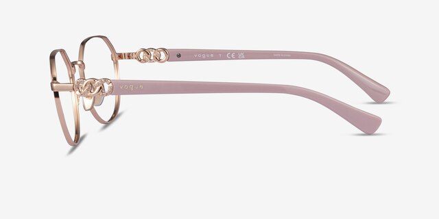 Vogue Eyewear VO4311B Rose Gold MetalEyeglass Frames from EyeBuyDirect, Side View