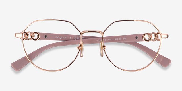 Vogue Eyewear VO4311B Rose Gold MetalEyeglass Frames from EyeBuyDirect, Closed View
