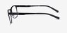 ARNETTE Hackney Matte Black MetalEyeglass Frames from EyeBuyDirect, Side View