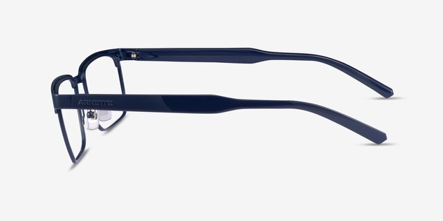 ARNETTE Mokele Dark Blue MetalEyeglass Frames from EyeBuyDirect, Side View