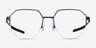 Oakley Inner Foil Satin Black MetalEyeglass Frames from EyeBuyDirect, Front View