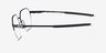 Oakley Inner Foil Satin Black MetalEyeglass Frames from EyeBuyDirect, Side View