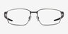 Oakley Extender Matte Gunmetal MetalEyeglass Frames from EyeBuyDirect, Front View