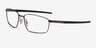 Oakley Extender Matte Gunmetal MetalEyeglass Frames from EyeBuyDirect, Angle View