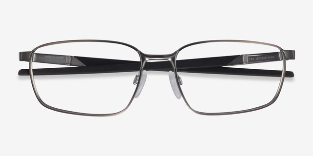 Oakley Extender Matte Gunmetal MetalEyeglass Frames from EyeBuyDirect, Closed View