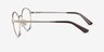Vogue Eyewear VO4025 Brown Gold MetalEyeglass Frames from EyeBuyDirect, Side View