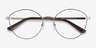 Vogue Eyewear VO4025 Brown Gold MetalEyeglass Frames from EyeBuyDirect, Closed View