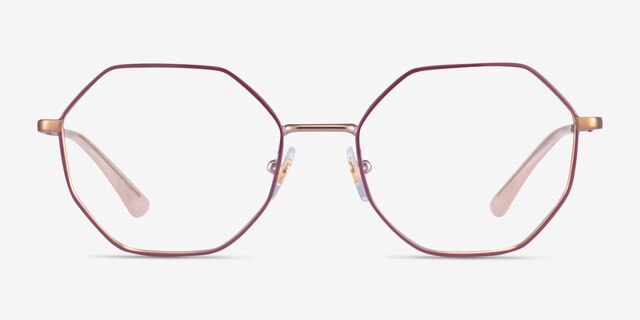 Vogue Eyewear VO4094 Purple Gold MetalEyeglass Frames from EyeBuyDirect, Front View