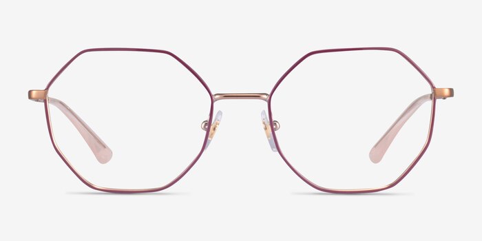 Vogue Eyewear VO4094 Purple Gold Metal Eyeglass Frames from EyeBuyDirect